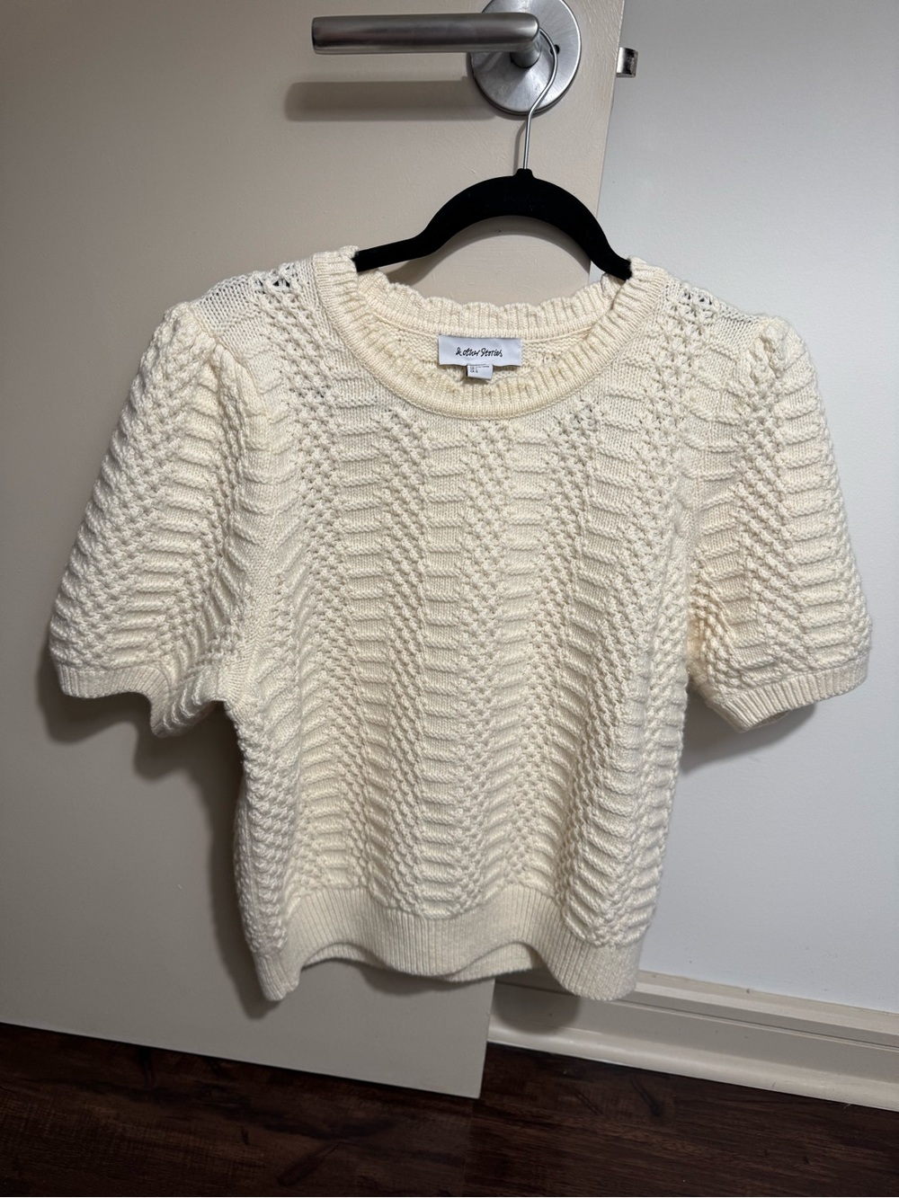 & Other Stories Sweater Tee (Large, Cream)
